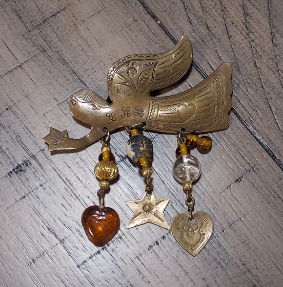 Jewelry - Brass Angel Pin